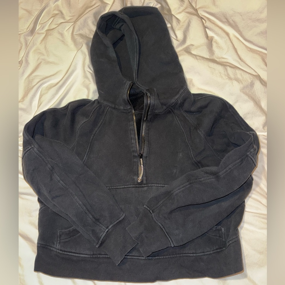 Lululemon scuba oversized half zip hoodie in black